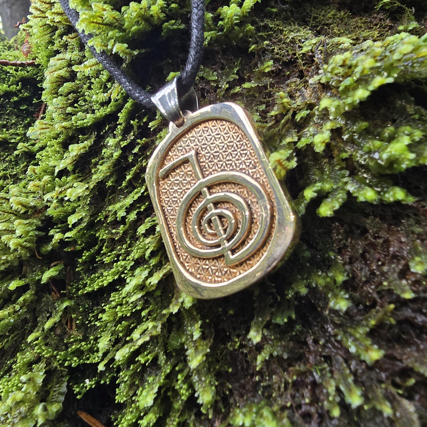 Bronze Cho Ku Rei Pendant - Double Sided