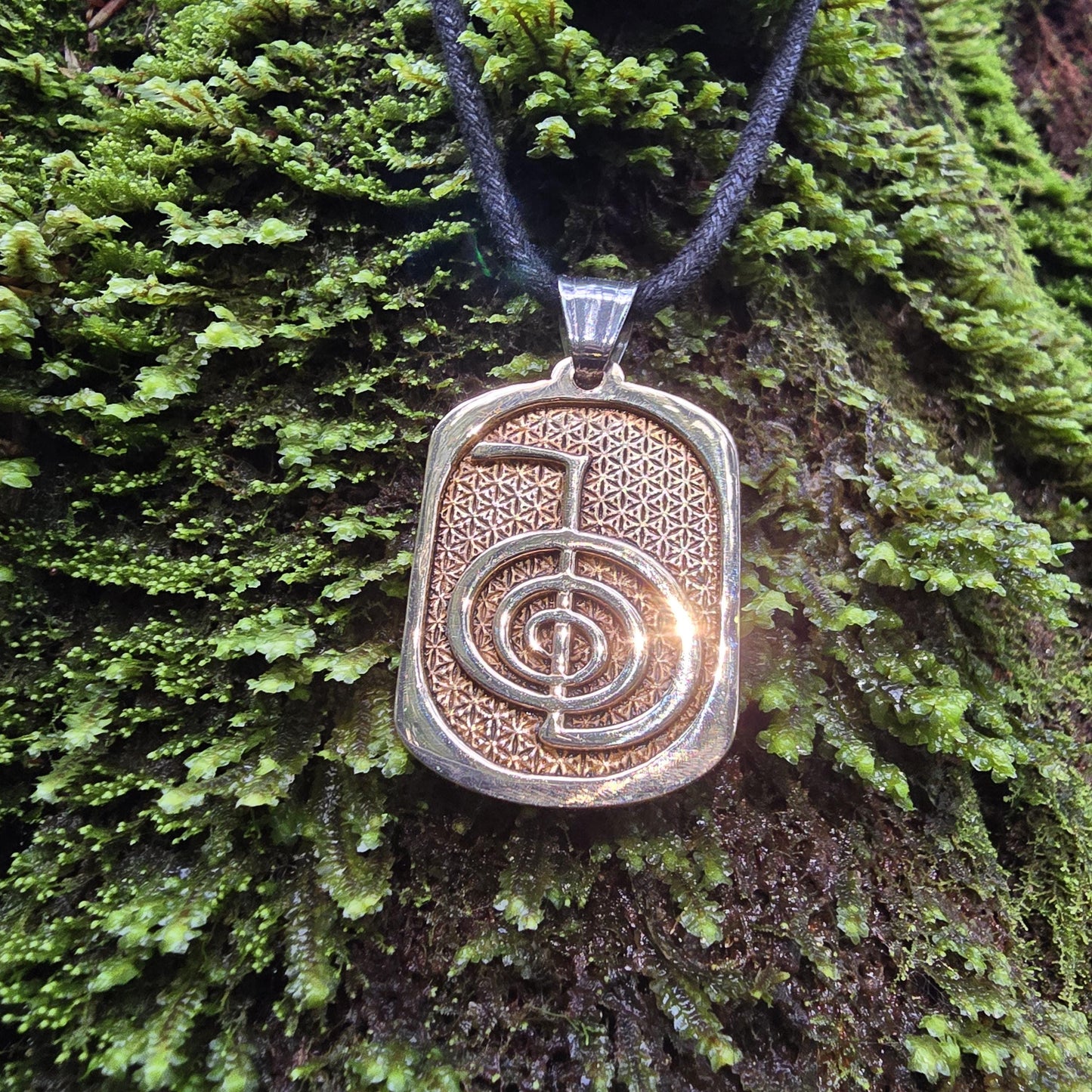 Bronze Cho Ku Rei Pendant - Double Sided