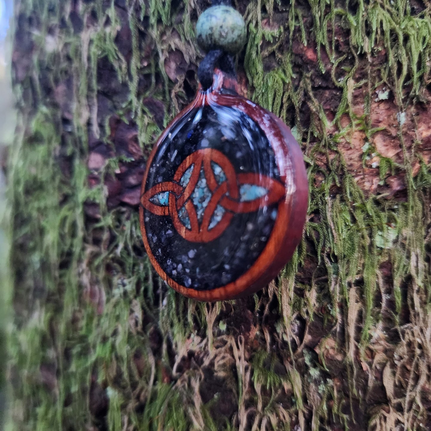 Serch Bythol (Eternal Love) with Chrysocolla - Black Tourmaline - Labradorite