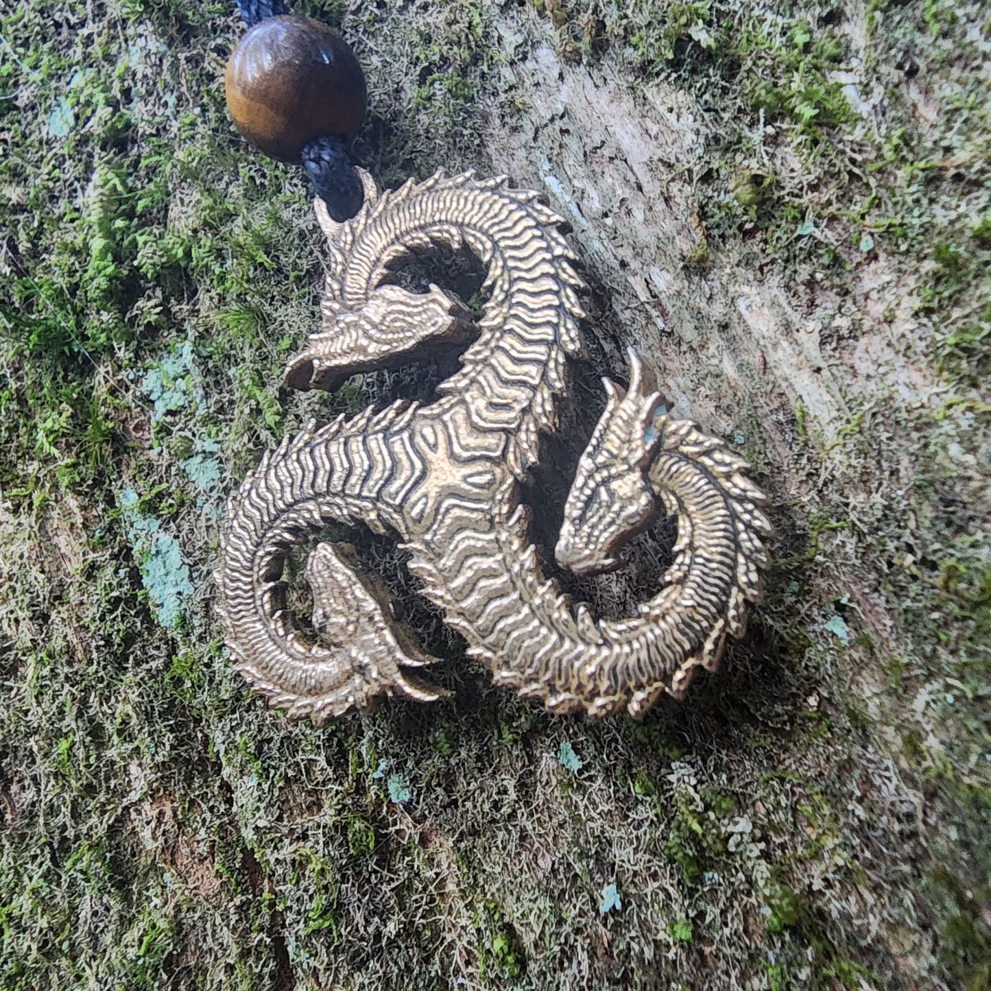 Bronze Dragon Triskelion - Double Sided