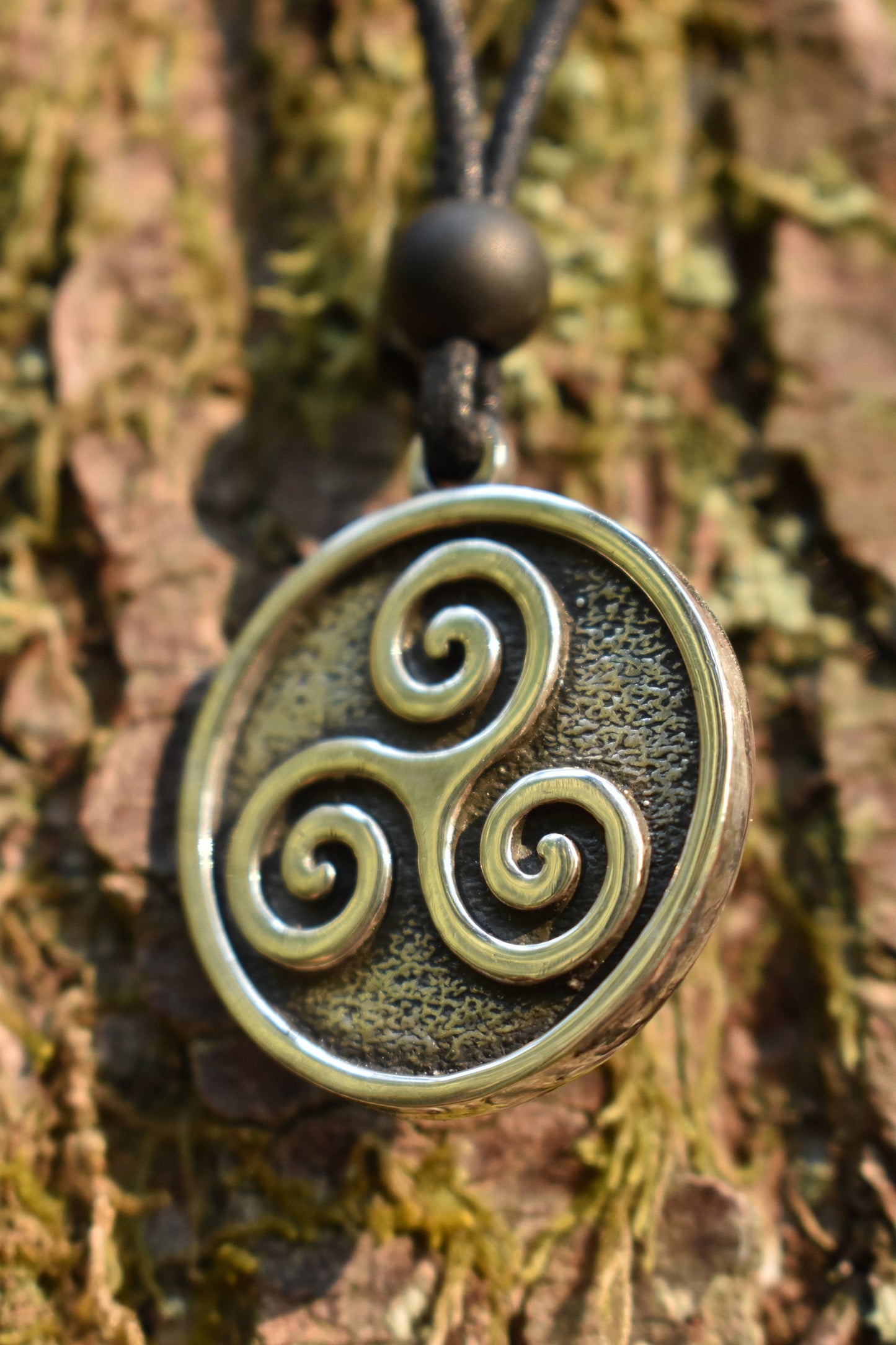 Sterling Silver Triskelion V2 - Double Sided