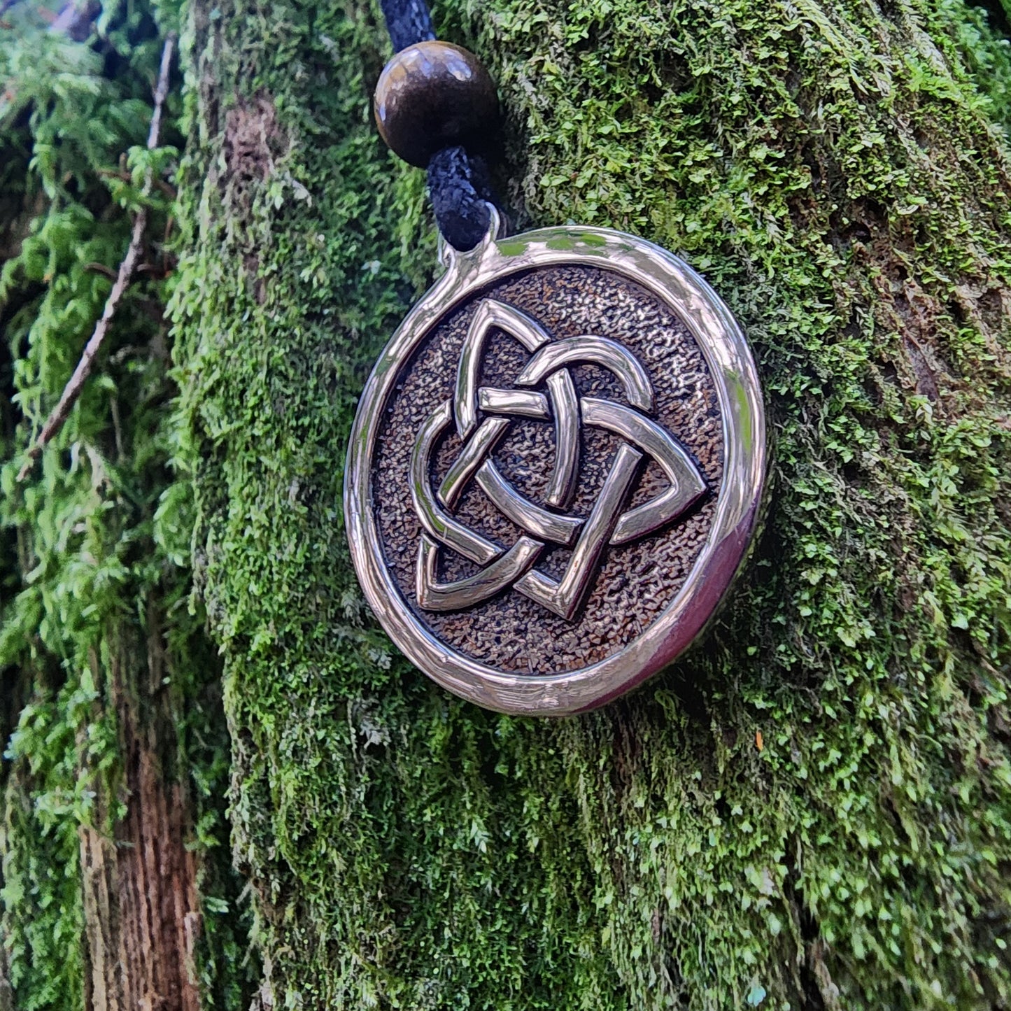 Bronze Anam Cara Pendant - Double Sided
