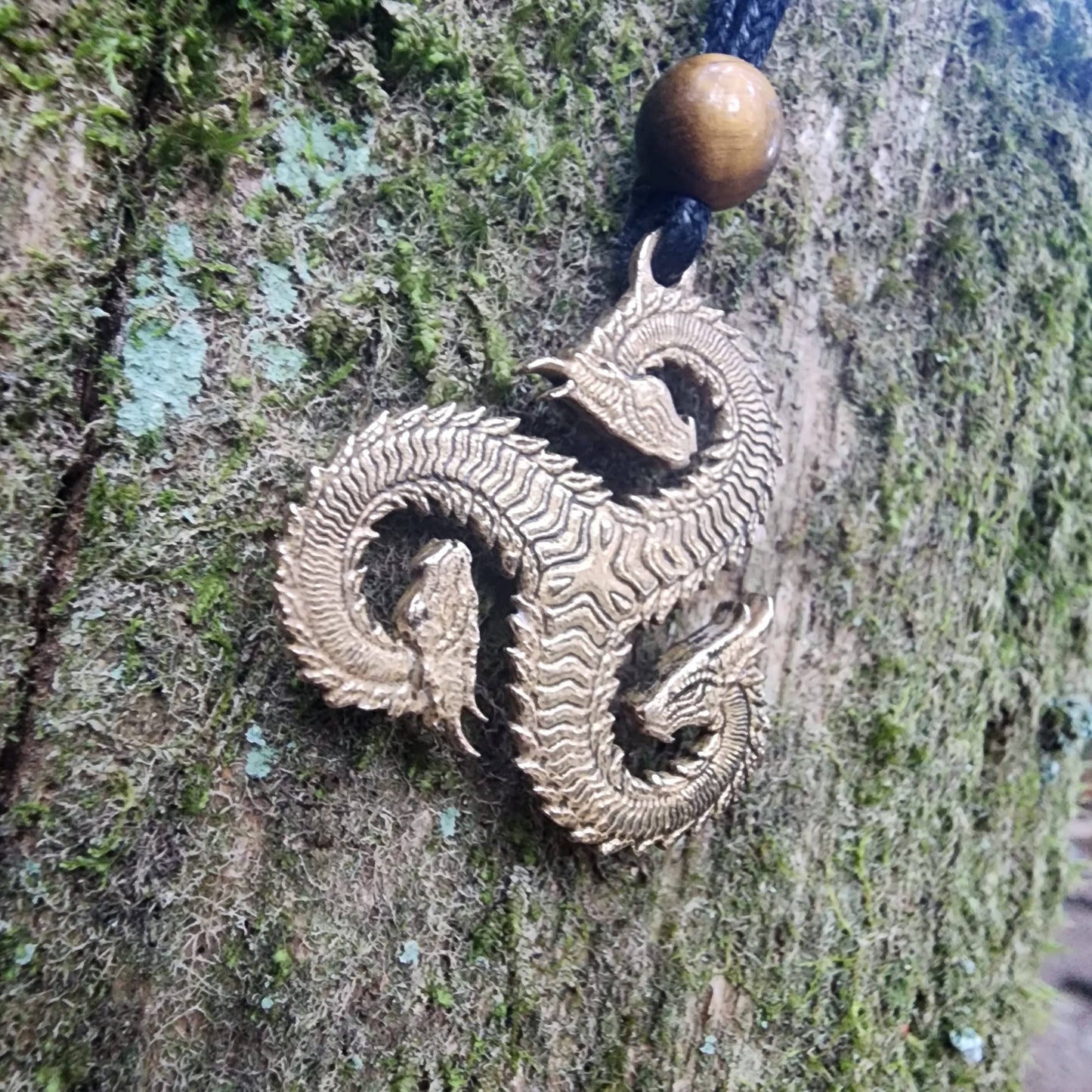 Bronze Dragon Triskelion - Double Sided