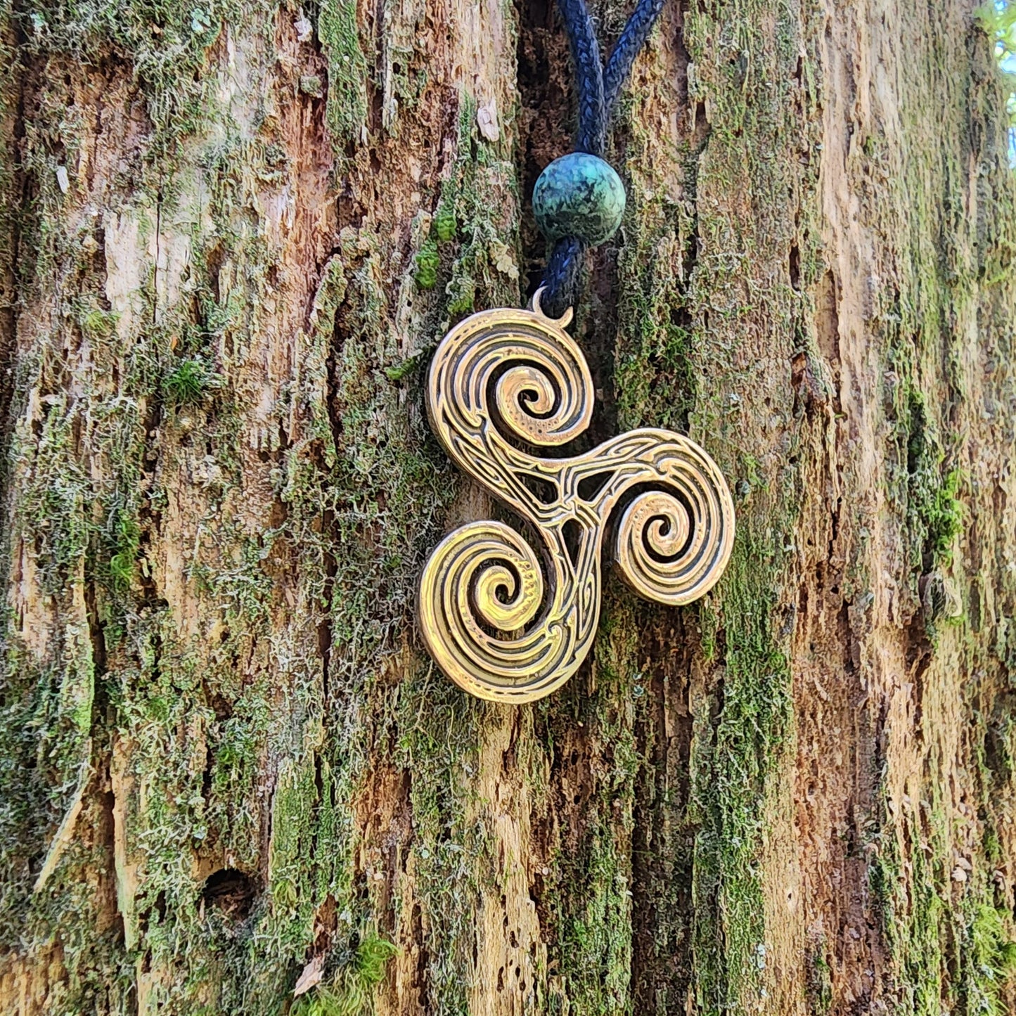 Bronze Triskelion - Double Sided