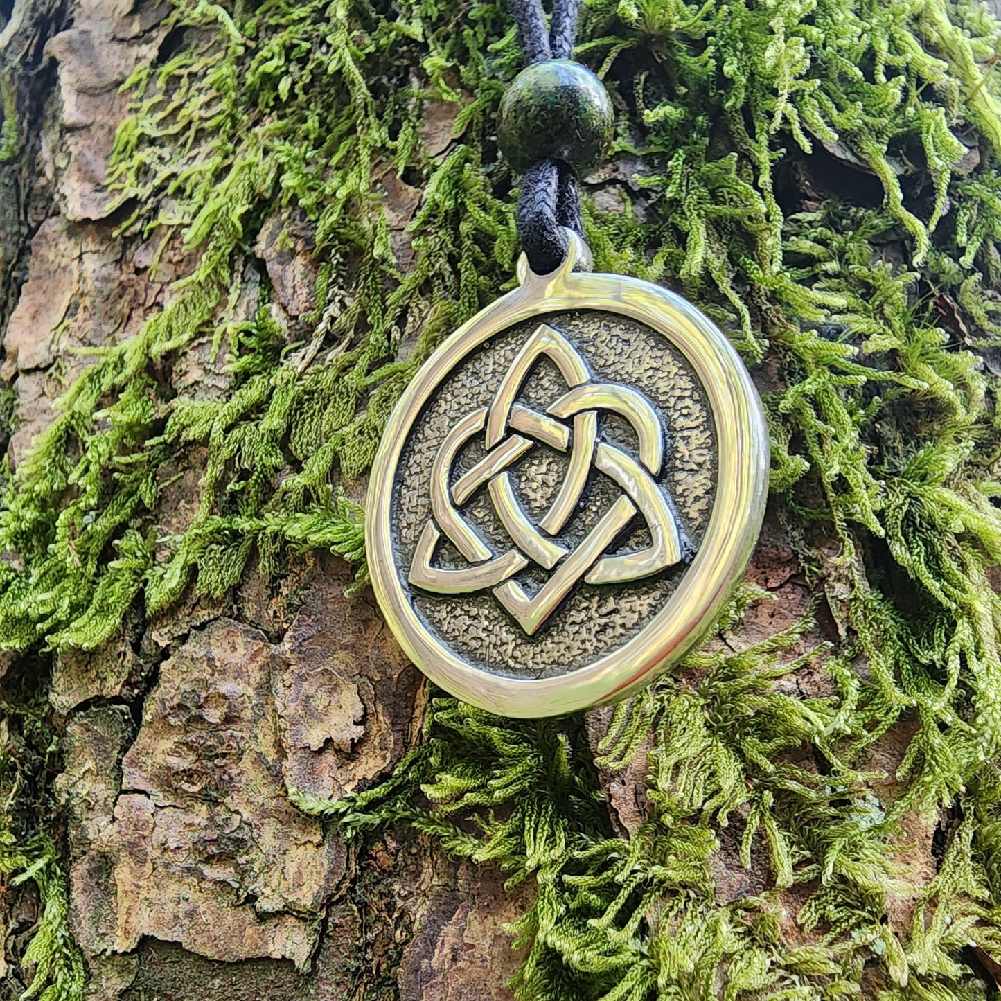 Sterling Silver Anam Cara Pendant - Double Sided