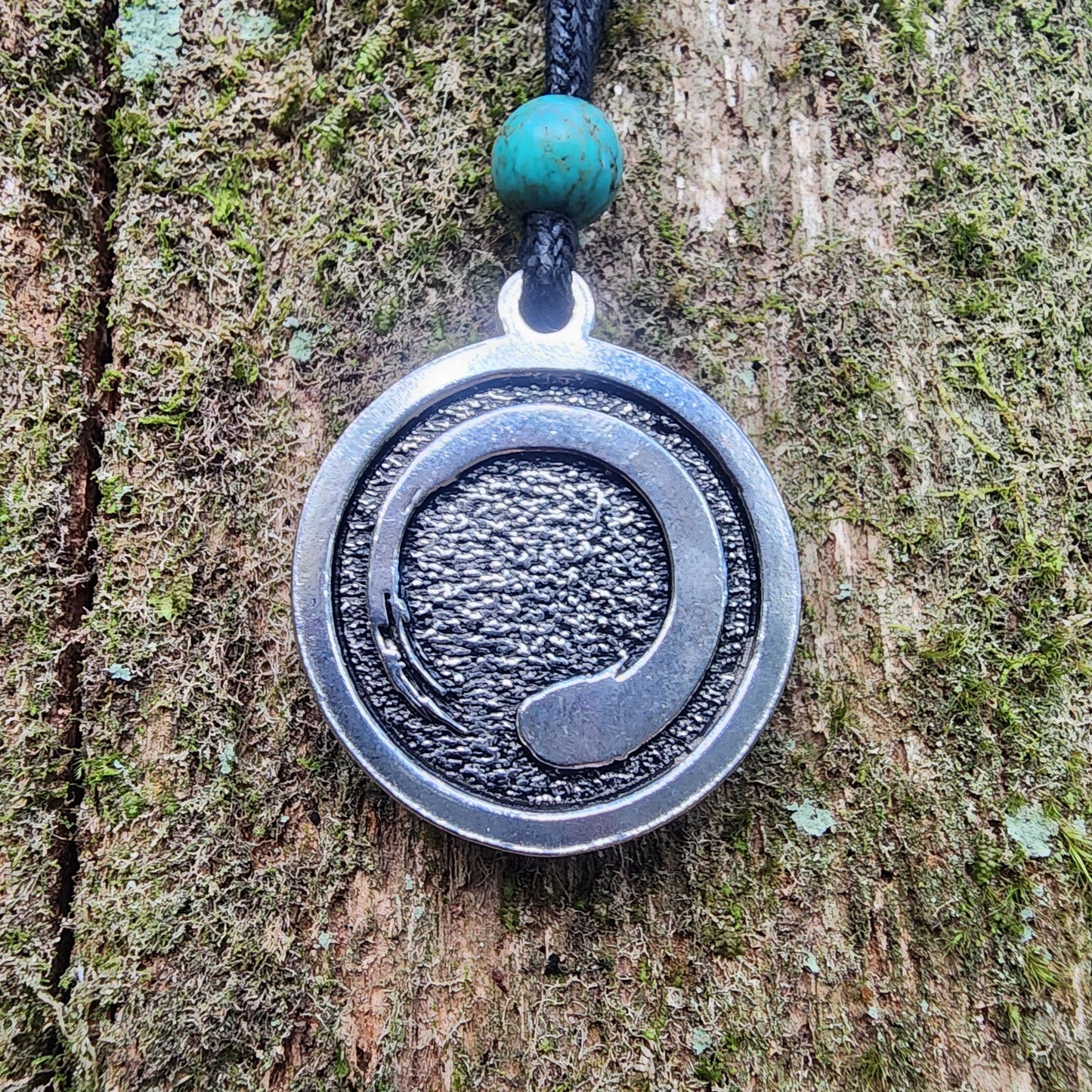 Fine Pewter Enso Pendant