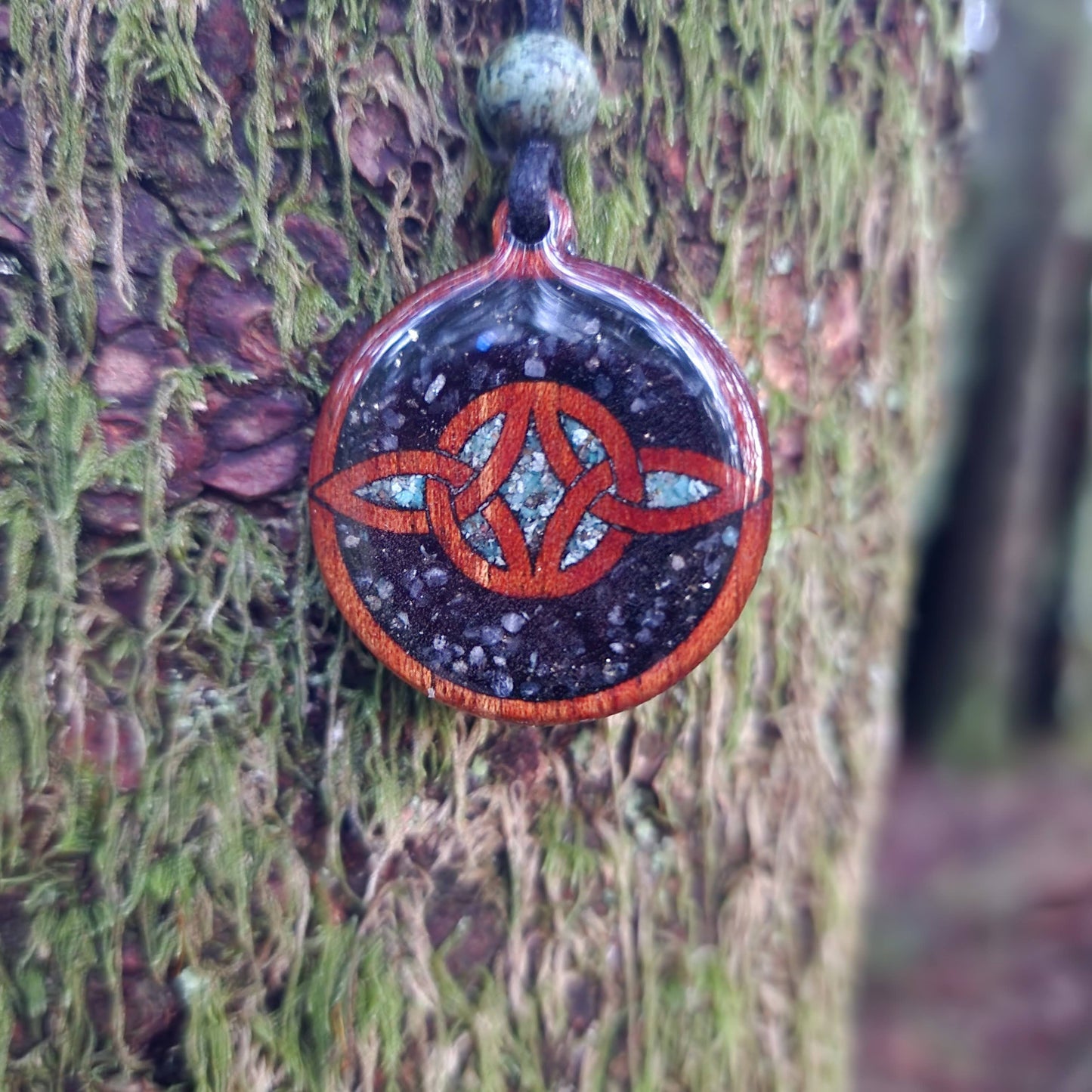 Serch Bythol (Eternal Love) with Chrysocolla - Black Tourmaline - Labradorite