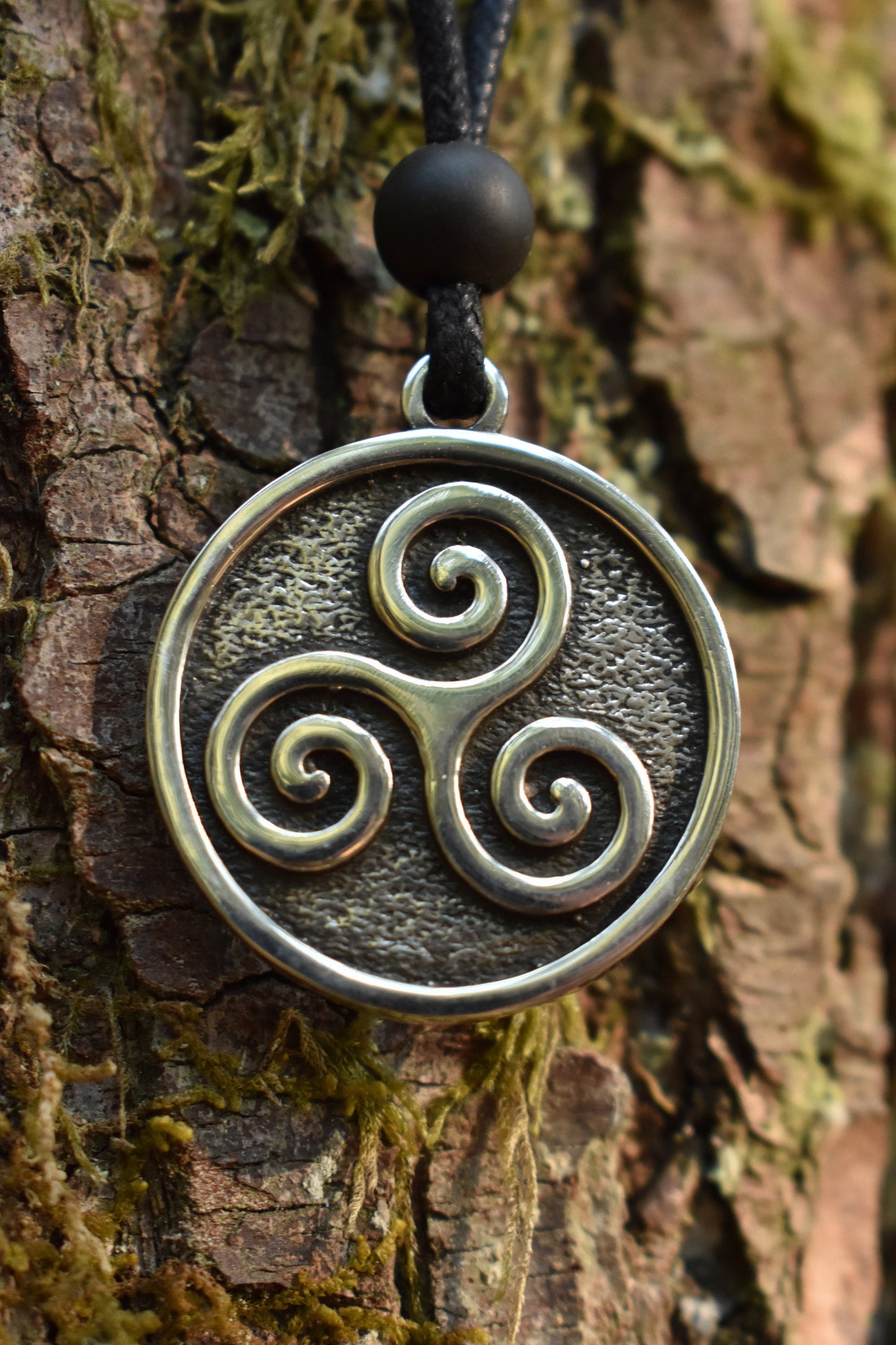 Sterling Silver Triskelion V2 - Double Sided