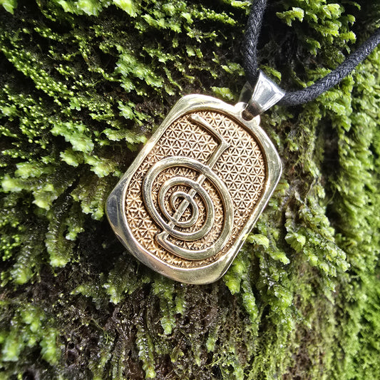 Bronze Cho Ku Rei Pendant - Double Sided