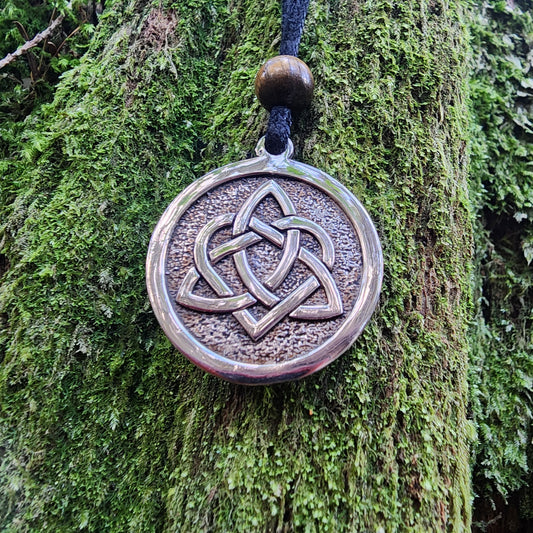 Bronze Anam Cara Pendant - Double Sided