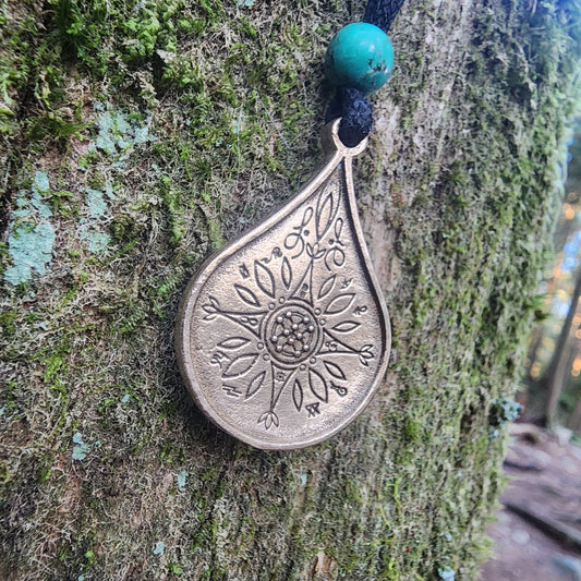 Bronze Eckasha Pendant - Necklace