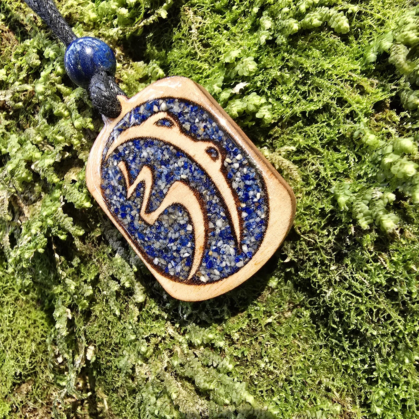 Sei He Ki  Pendant - Necklace with Lapis Lazuli