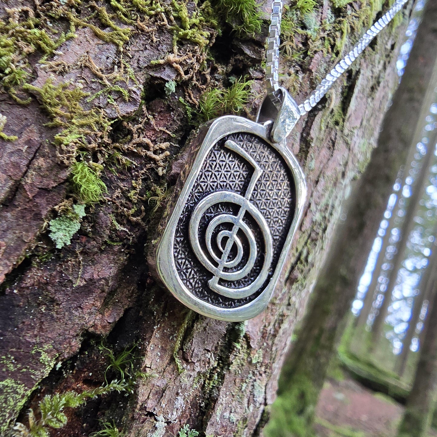 Sterling Silver Cho Ku Rei Pendant - Double Sided