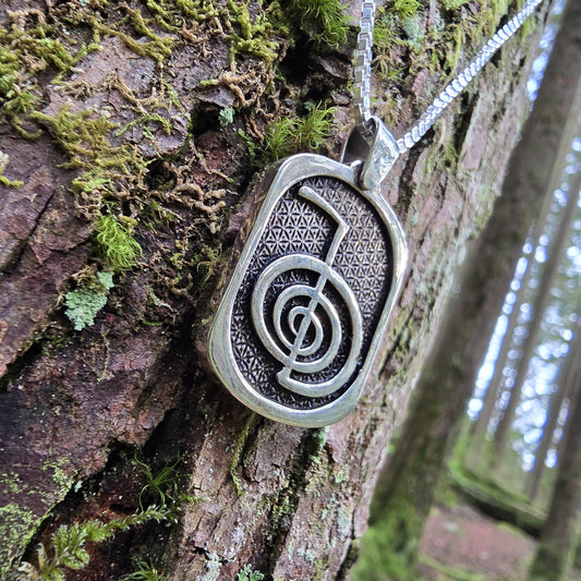 Sterling Silver Cho Ku Rei Pendant - Double Sided