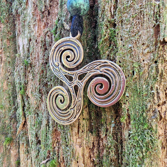 Bronze Triskelion - Double Sided