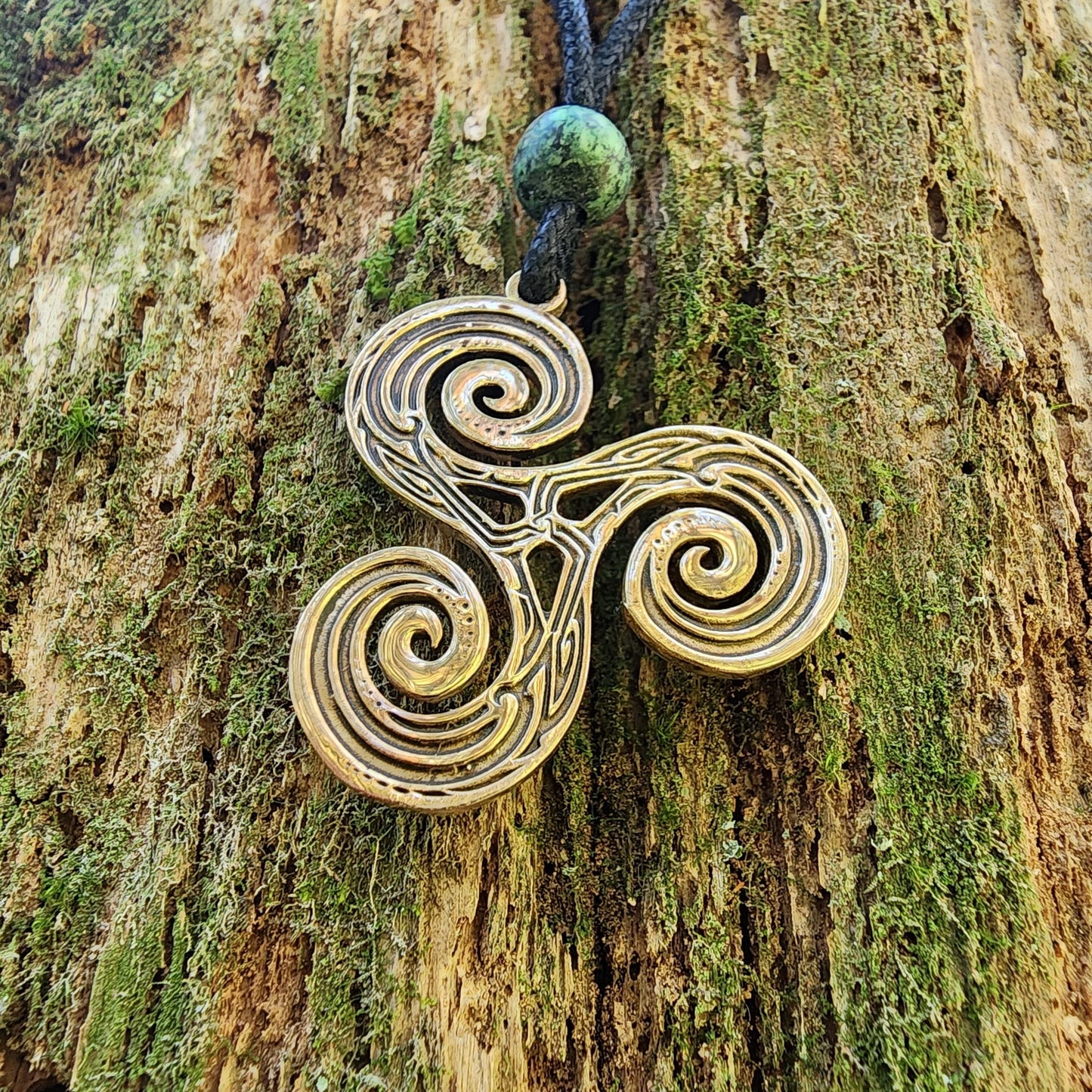 Bronze Triskelion - Double Sided