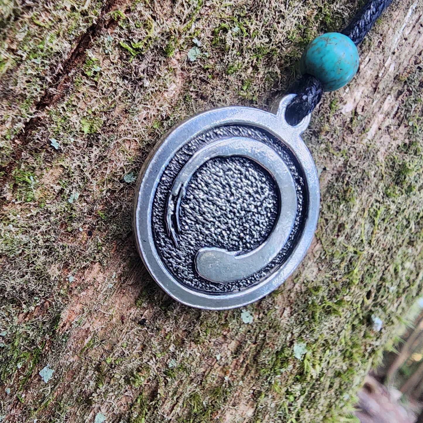 Fine Pewter Enso Pendant