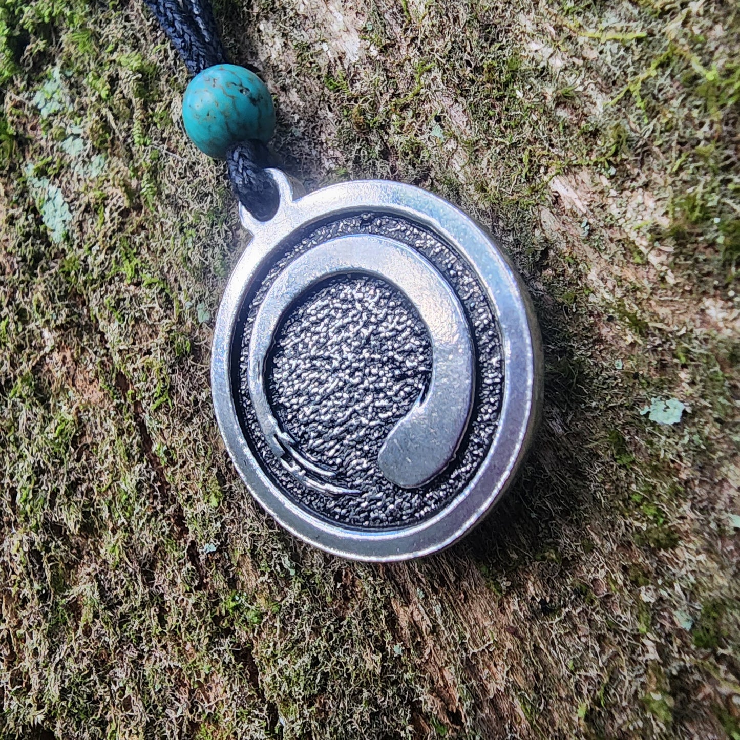 Fine Pewter Enso Pendant